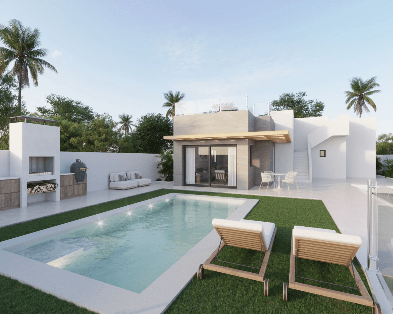 Fantástica villa de nueva construcción con piscina en Polop
