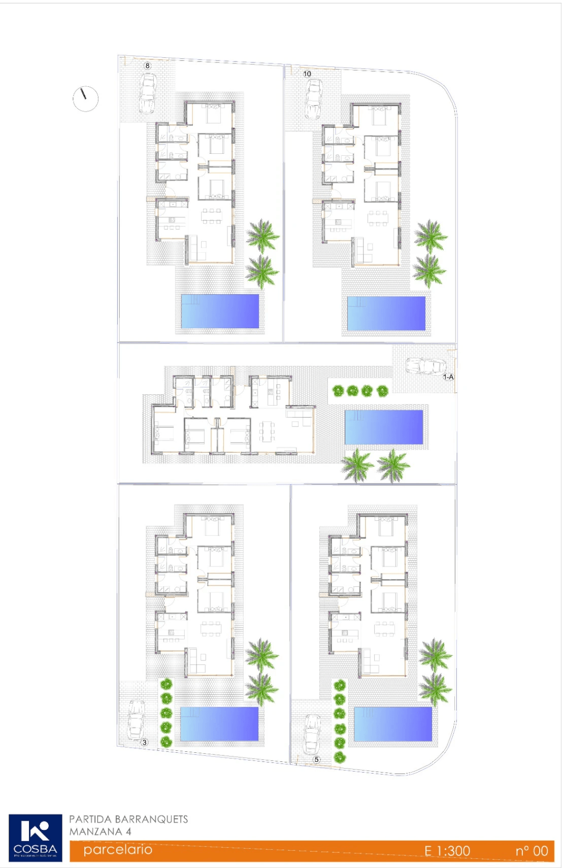 Nueva promoción villas modernas con piscina en Els Poblets. Llave en mano