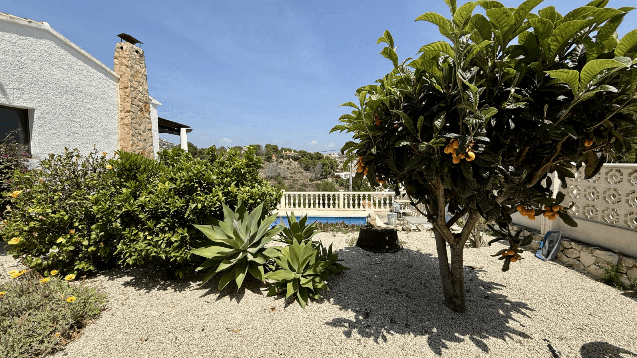 Villa con vistas al mar en una excelente ubicación en Calpe