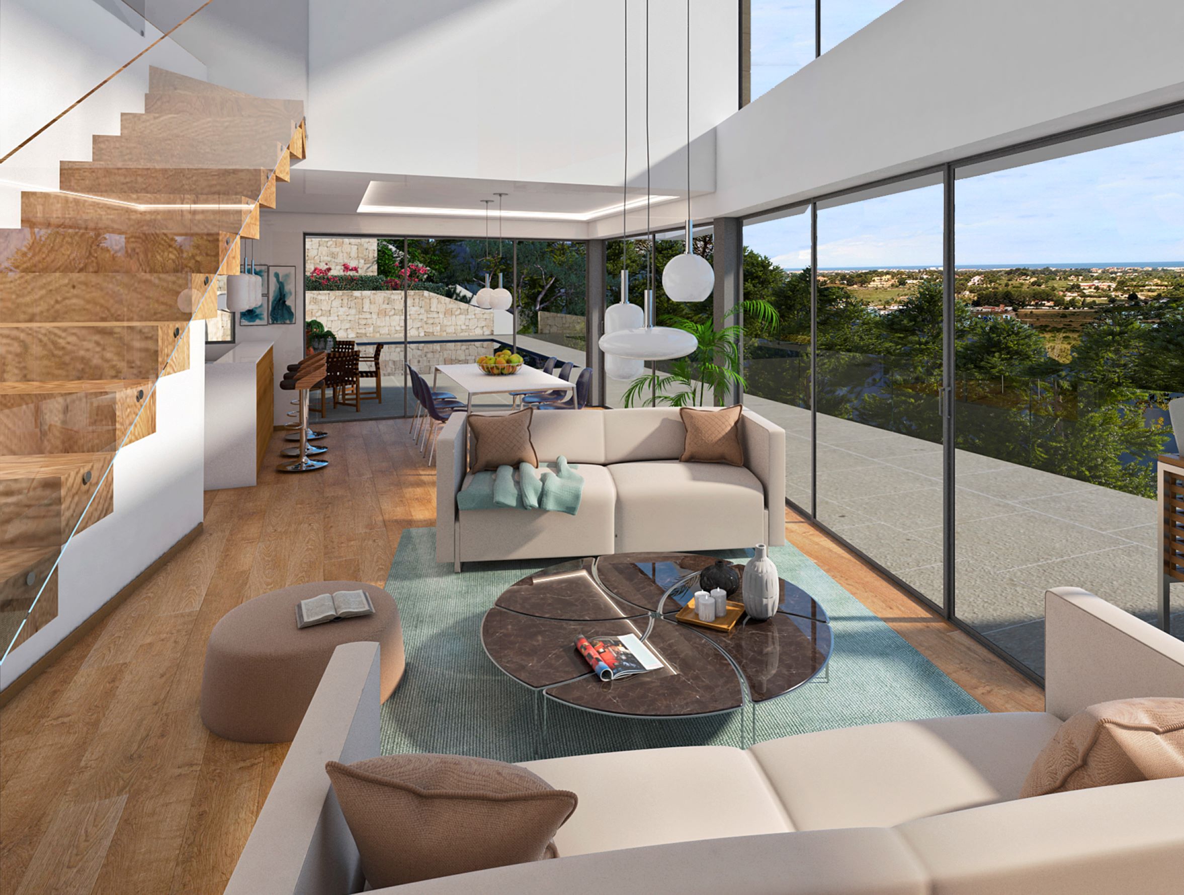 Moderne Villa mit spektakulärem Meerblick